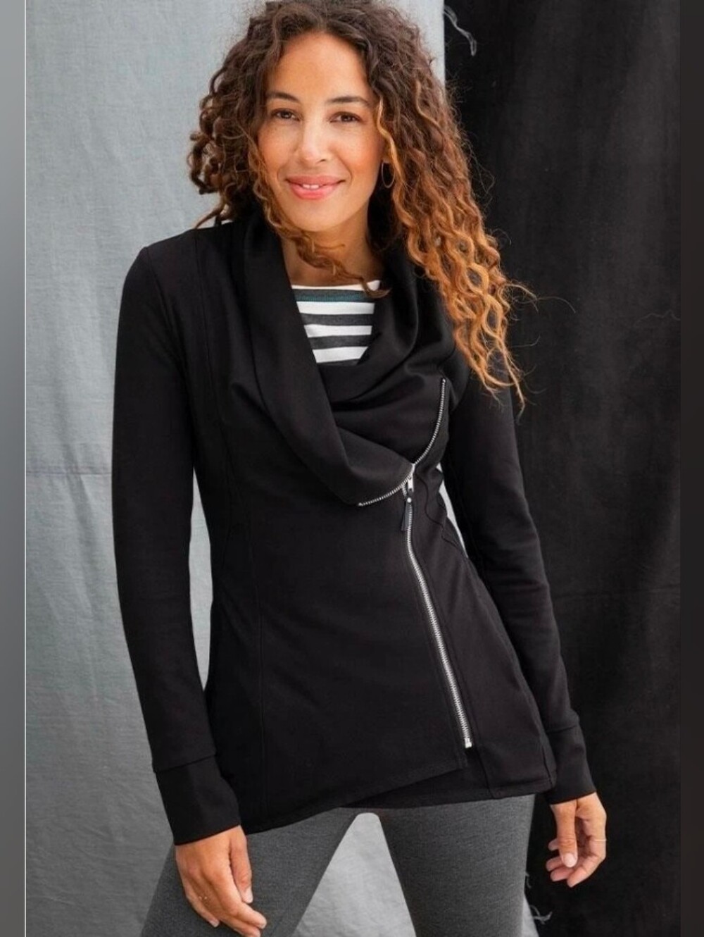 Matilda Jane Just Imagine Laia Ponte Zippered Jacket Size Medium